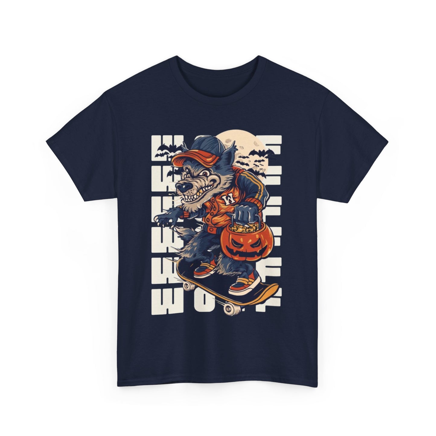 Halloween wolf style T-shirt