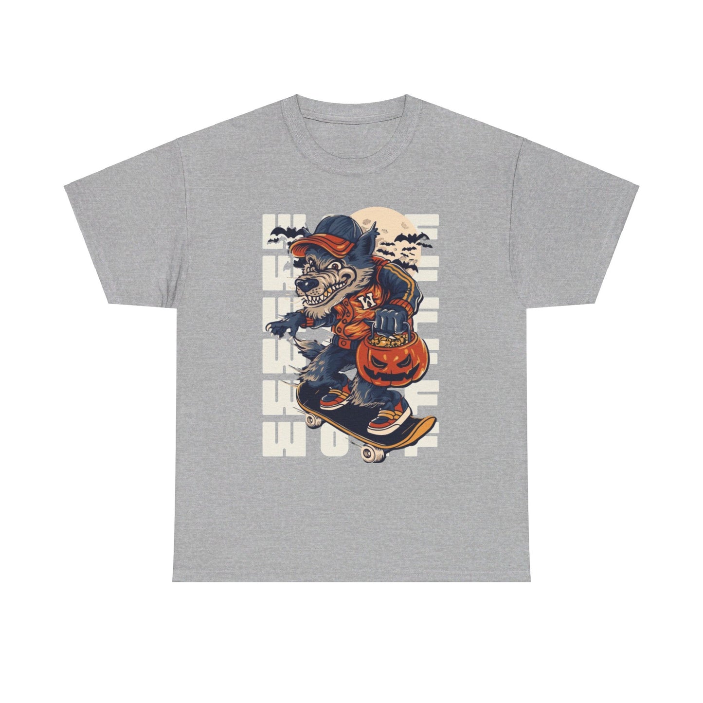 Halloween wolf style T-shirt