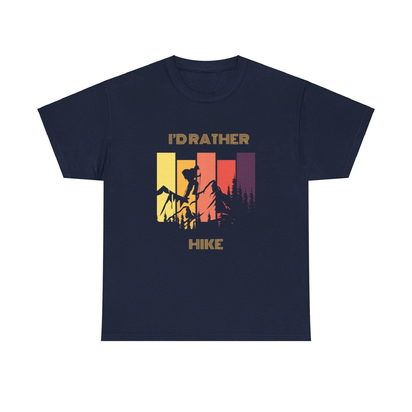 Halloween I'D RATHER HIKE Tee