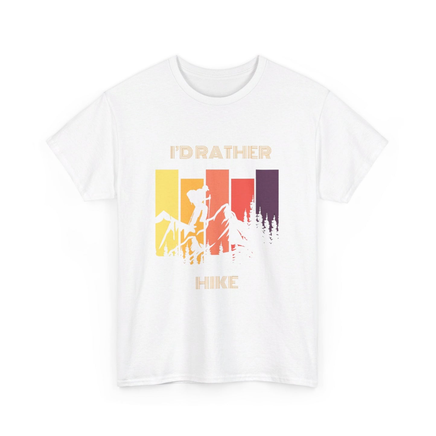 Halloween I'D RATHER HIKE Tee