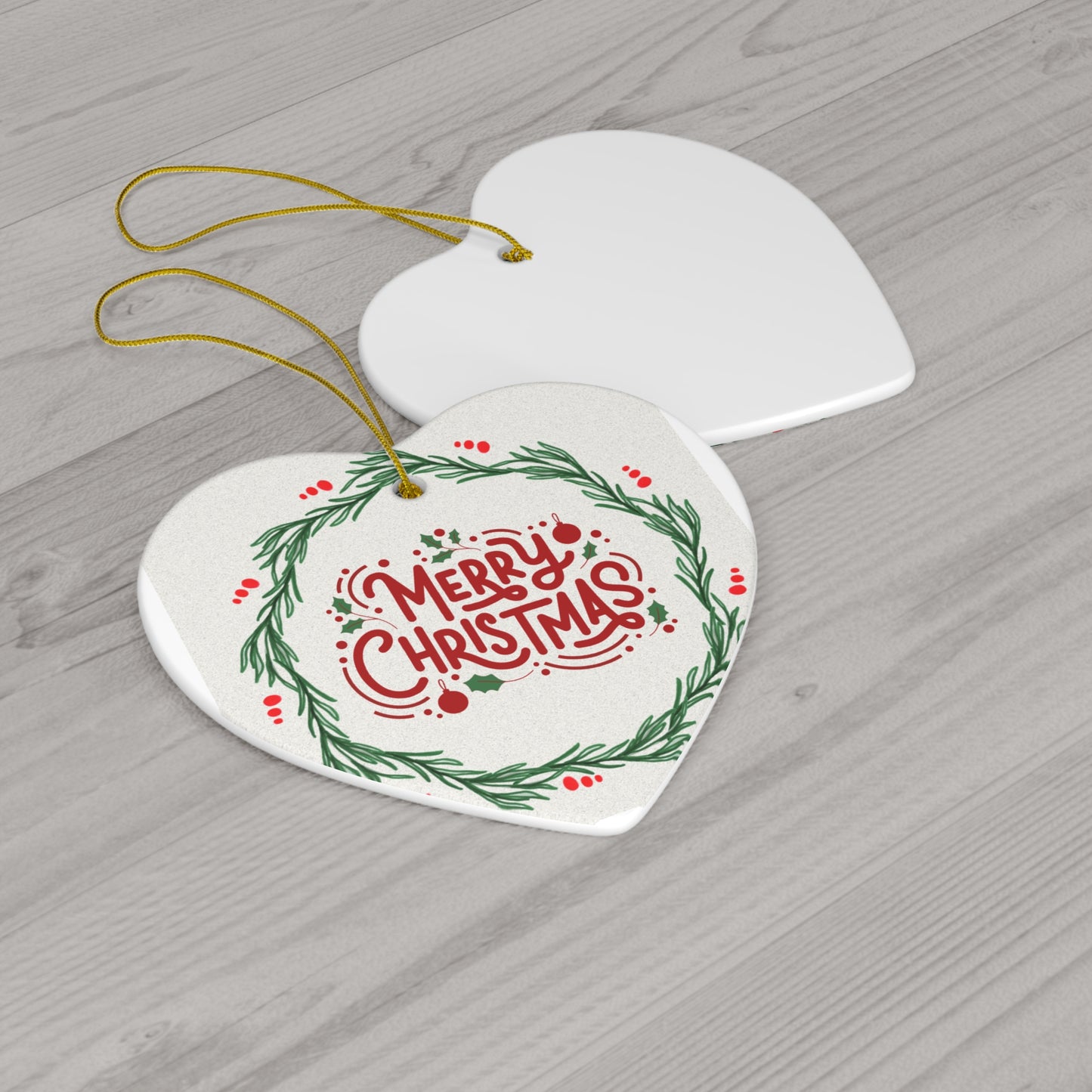 Ceramic Ornament, 4 Shapes