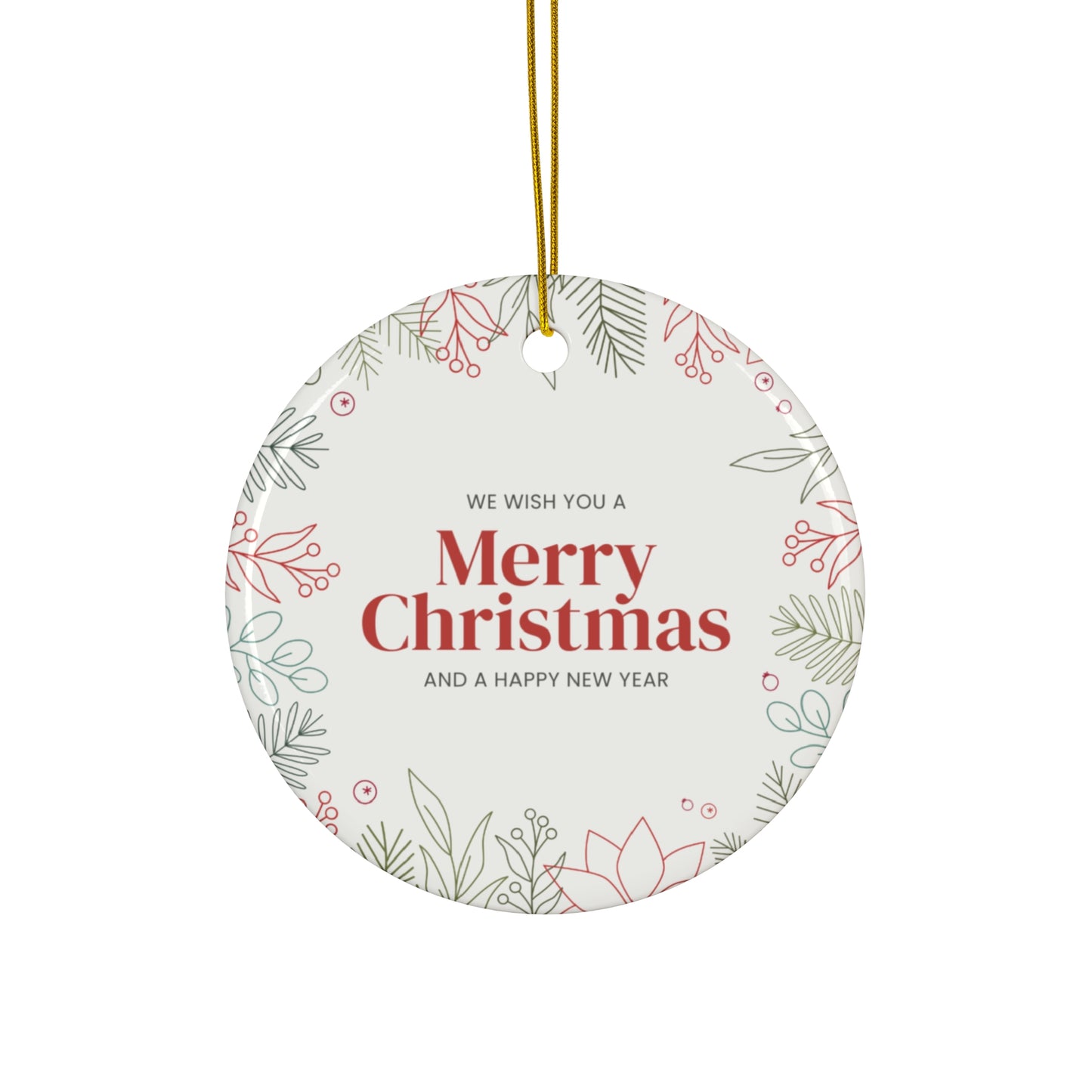 Ceramic Ornament, 4 Shapes