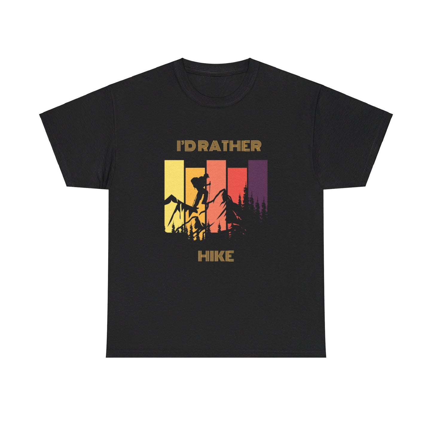 Halloween I'D RATHER HIKE Tee
