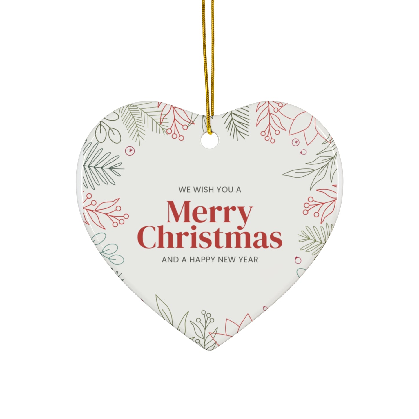 Ceramic Ornament, 4 Shapes