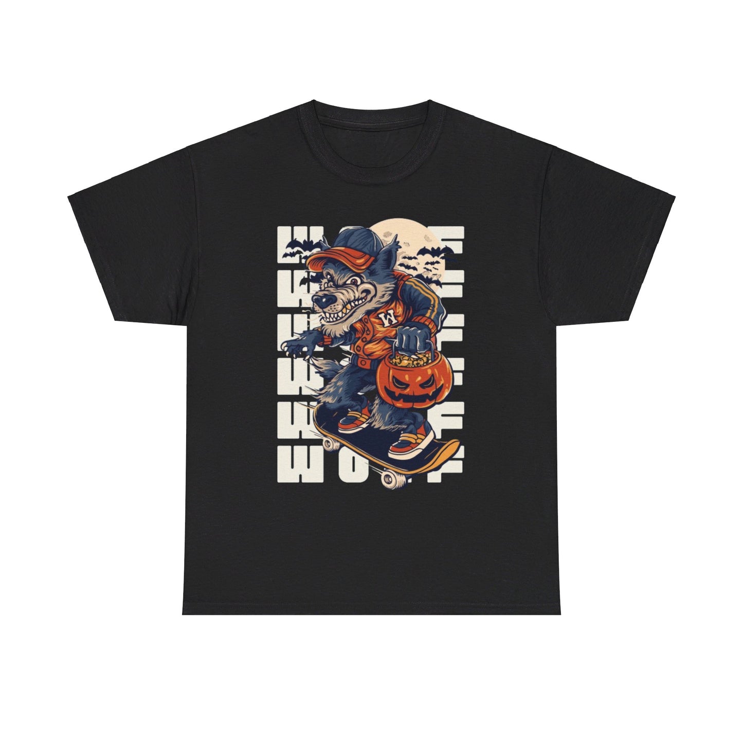 Halloween wolf style T-shirt