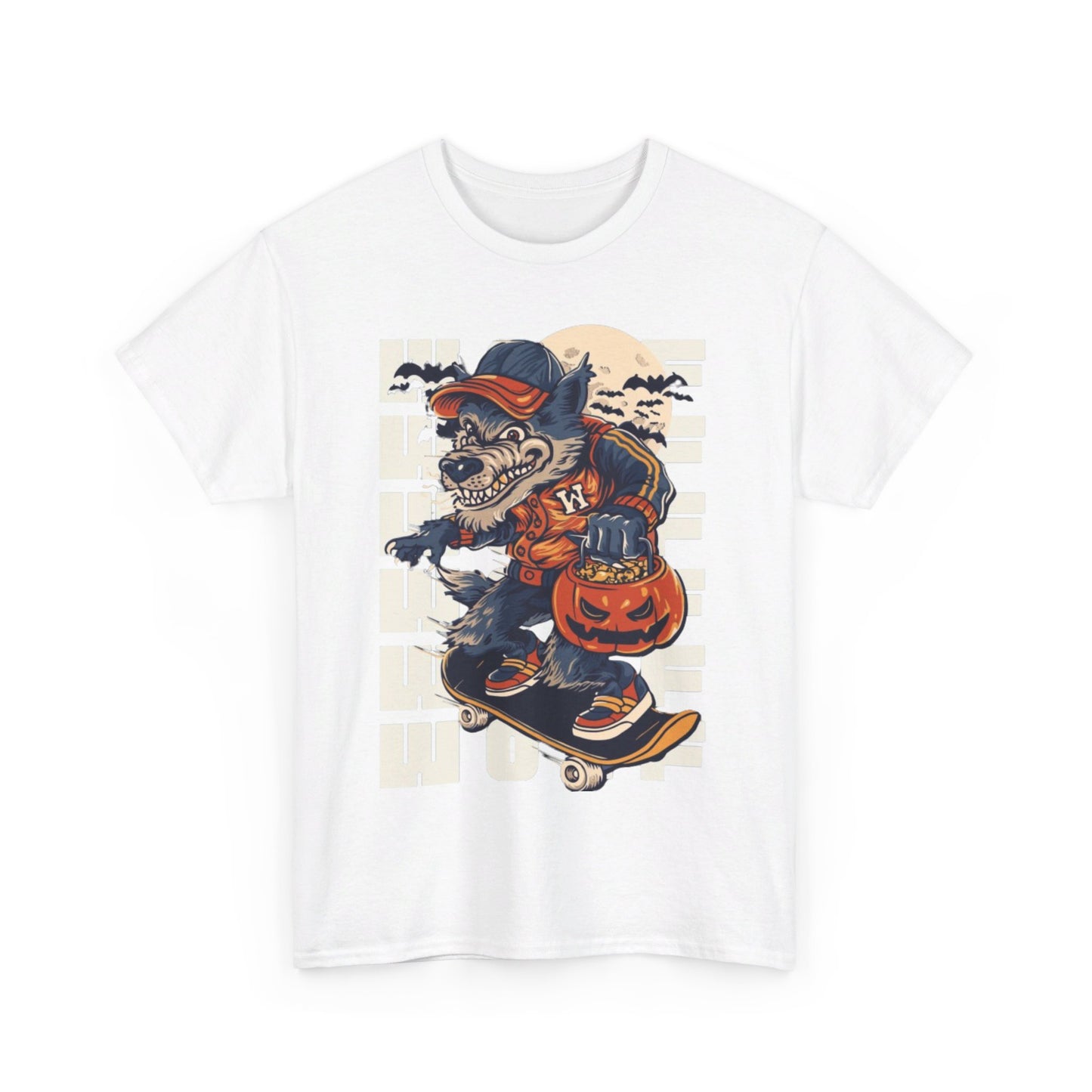Halloween wolf style T-shirt