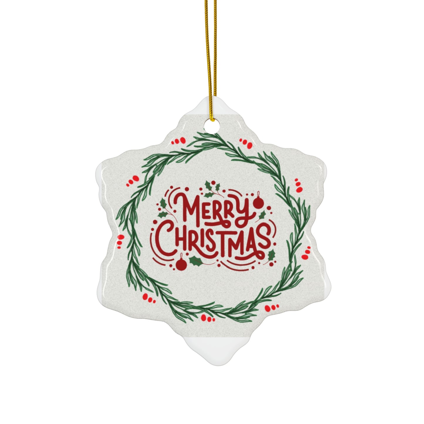 Ceramic Ornament, 4 Shapes