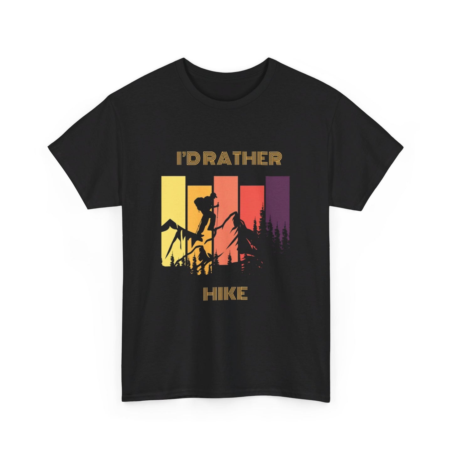 Halloween I'D RATHER HIKE Tee