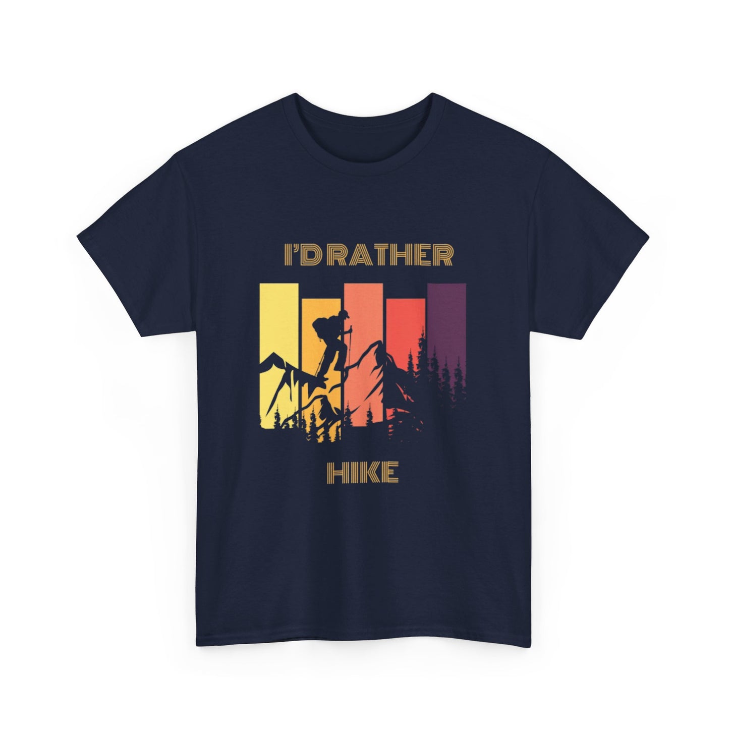 Halloween I'D RATHER HIKE Tee