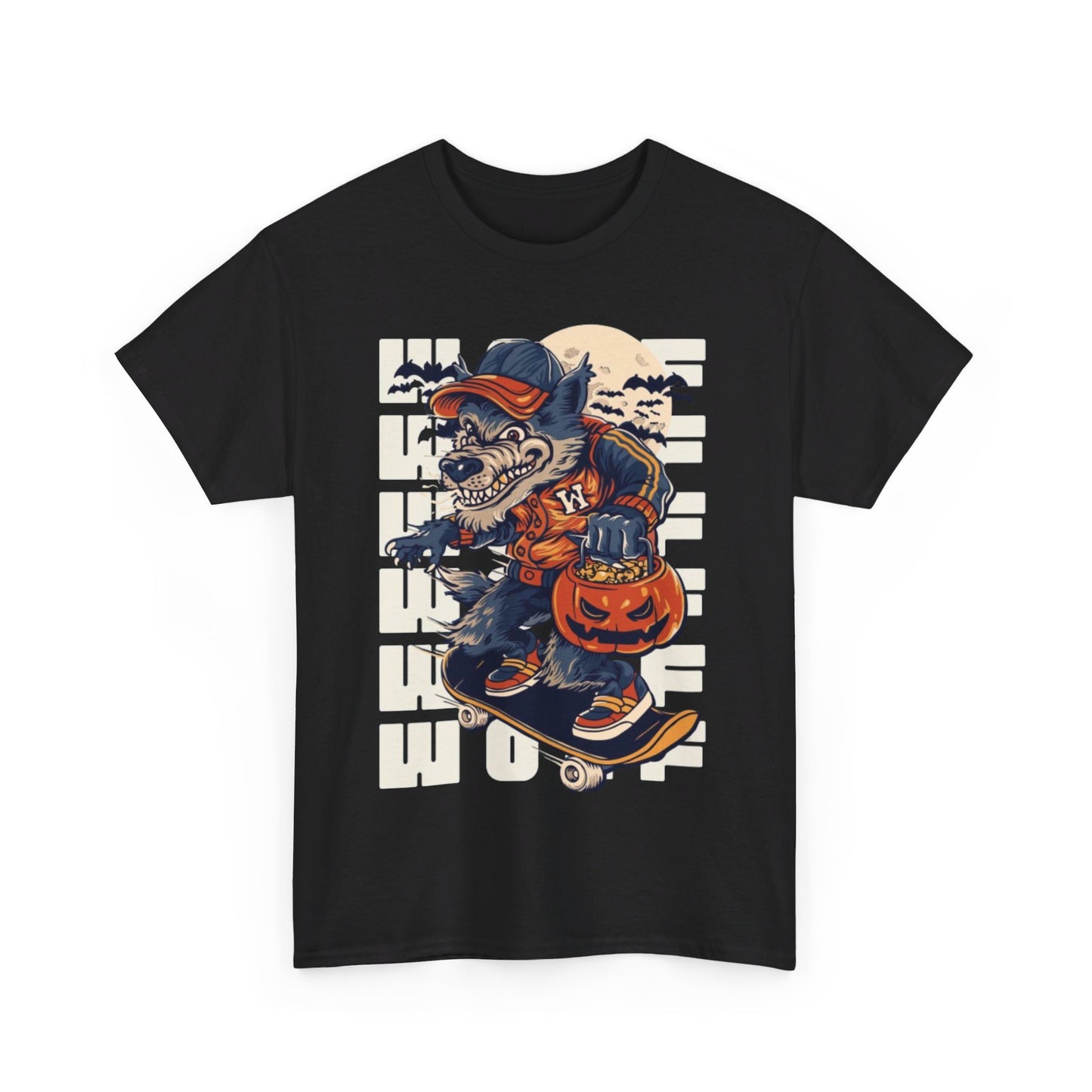 Halloween wolf style T-shirt