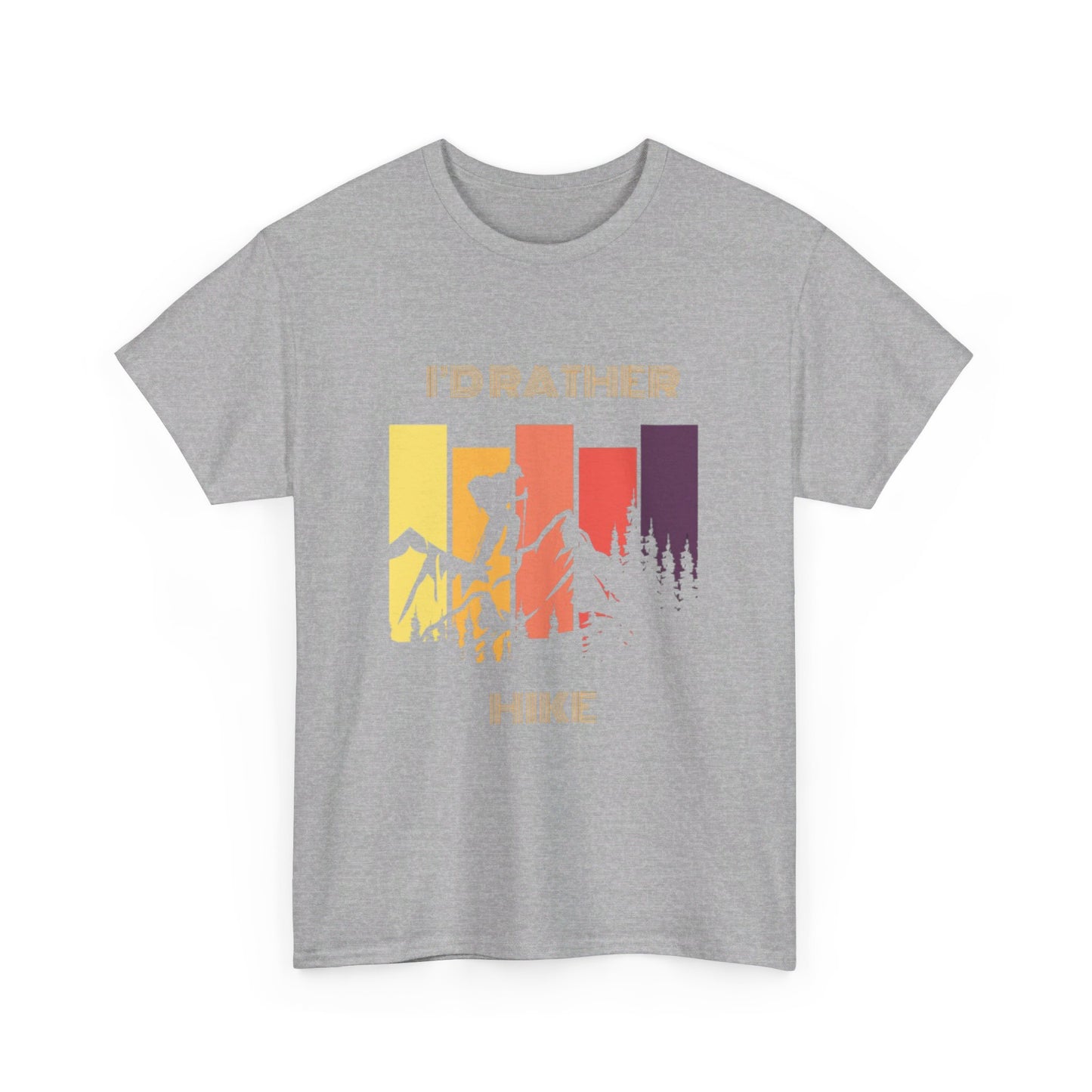 Halloween I'D RATHER HIKE Tee