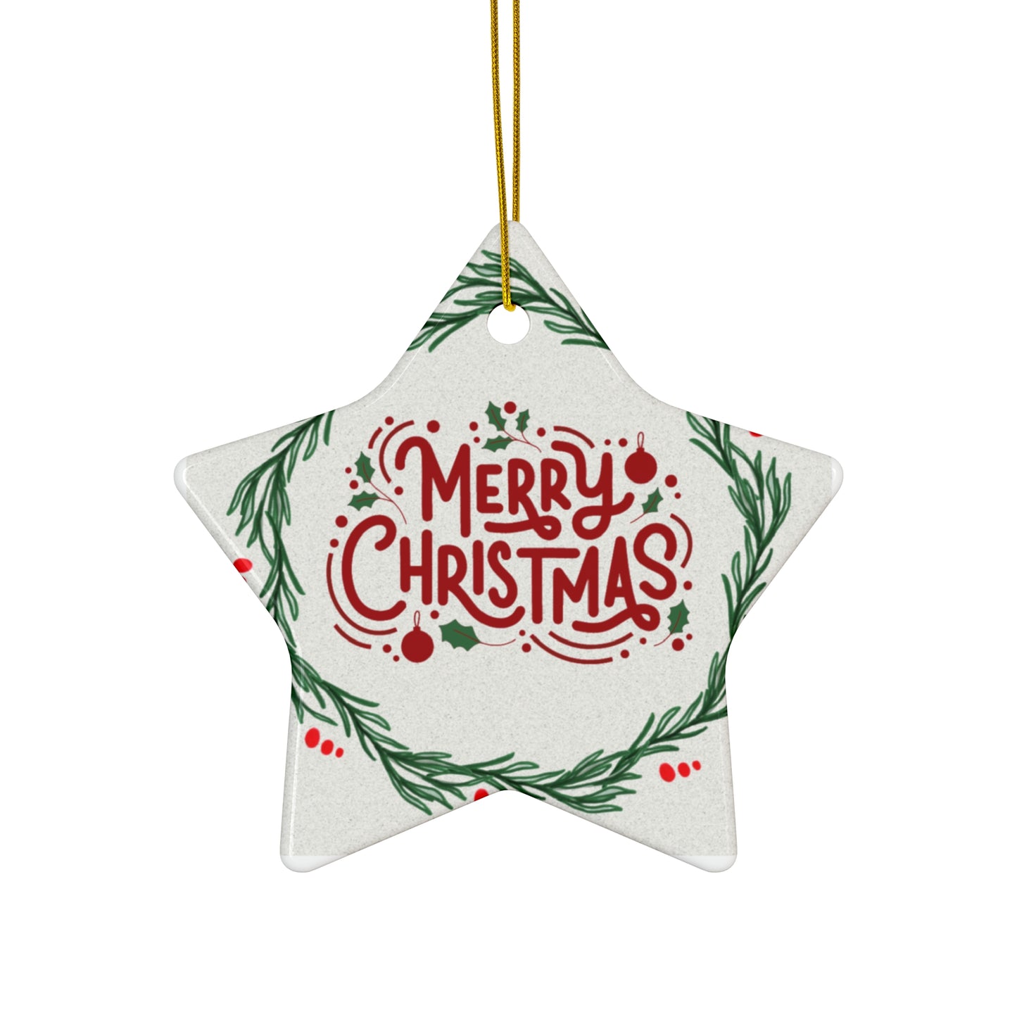 Ceramic Ornament, 4 Shapes