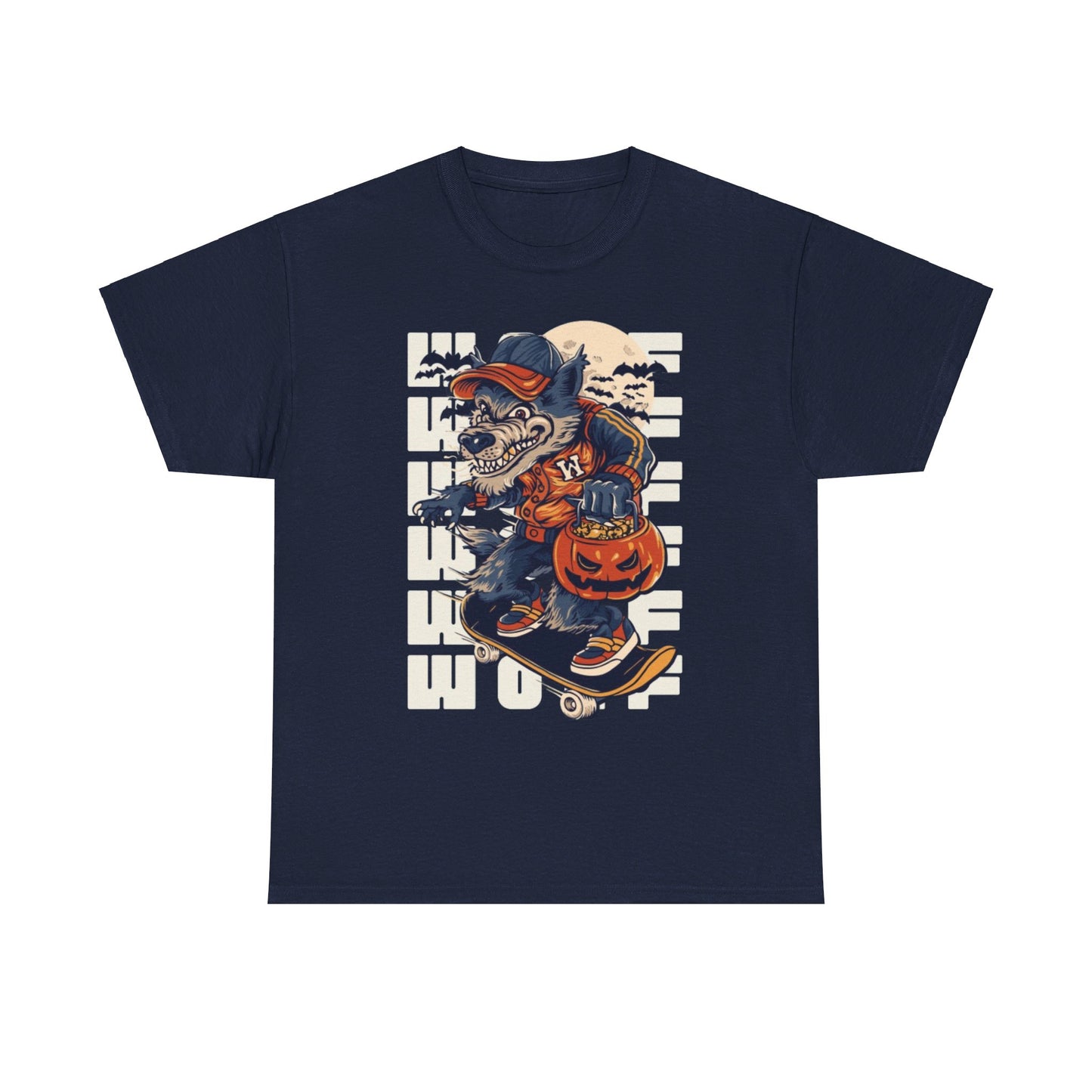 Halloween wolf style T-shirt