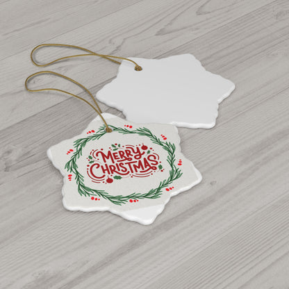 Ceramic Ornament, 4 Shapes