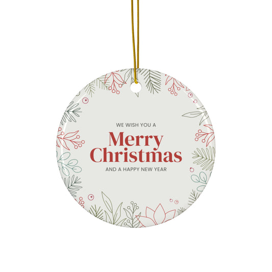 Ceramic Ornament, 4 Shapes
