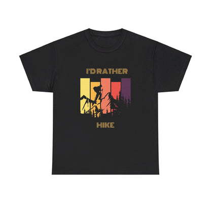 Halloween I'D RATHER HIKE Tee