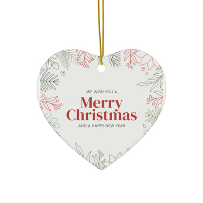 Ceramic Ornament, 4 Shapes