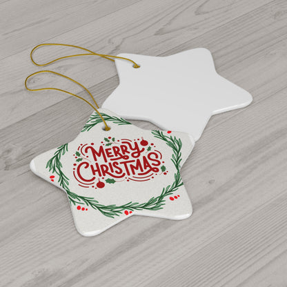 Ceramic Ornament, 4 Shapes
