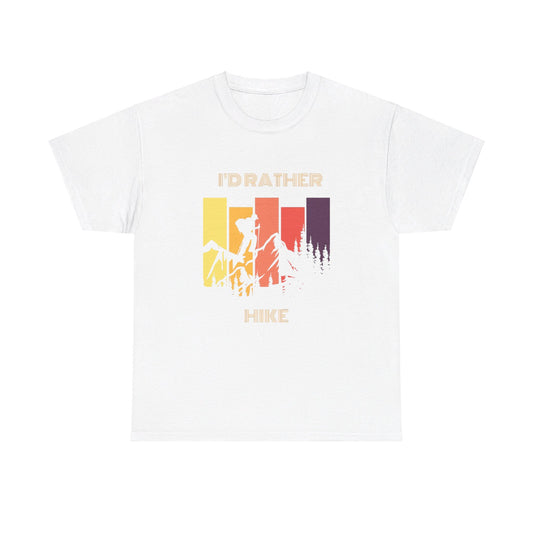 Halloween I'D RATHER HIKE Tee