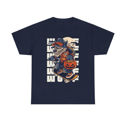 Halloween wolf style T-shirt